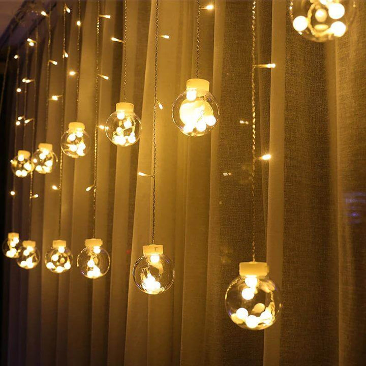 Guirlande Lumineuse Extérieure LED Globe - 12 Boules