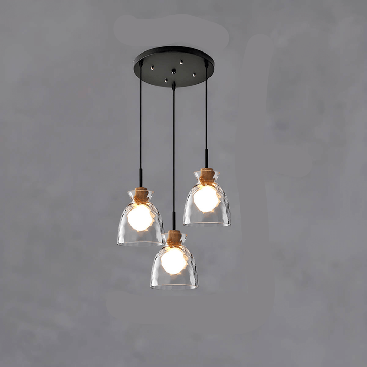 Lustre Design Verre - Éclairage Moderne Minimaliste