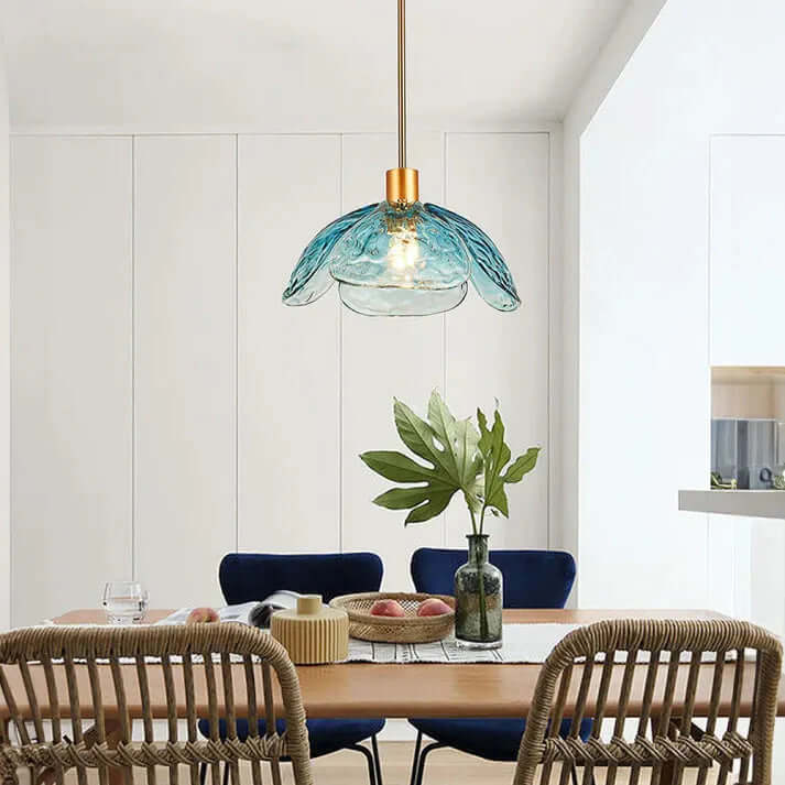 Lampe De Chevet Pendante Créative À Pétales De Fleurs