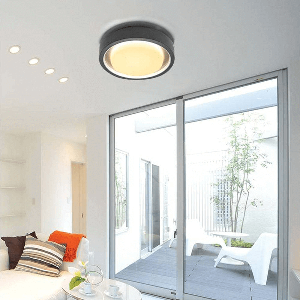 Lampe Murale Extérieure LED Moderne - Plafonnier Intégré