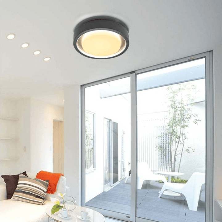 Lampe Murale Extérieure LED Moderne - Plafonnier Intégré