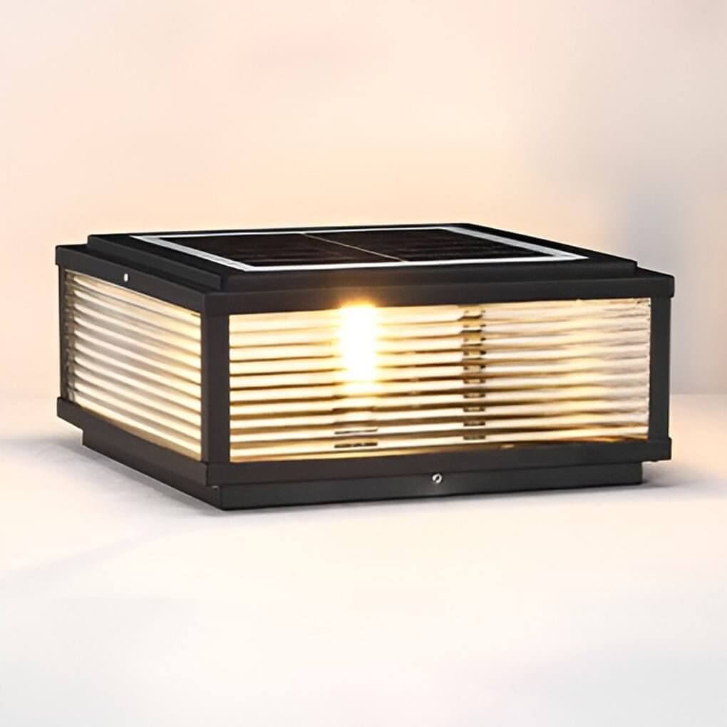 Lampe Extérieure Poteau Carrée - Éclairage LED Moderne