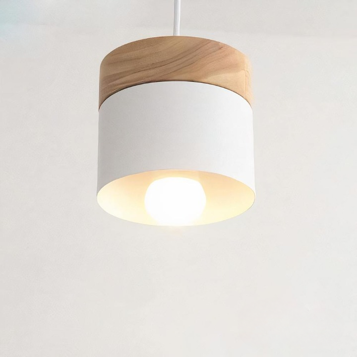 Suspension Design Bois Métal - Luminaire Déco Chambre