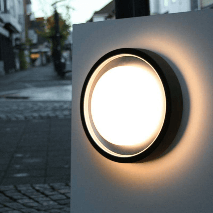 Lampe Murale Extérieure LED Moderne - Plafonnier Intégré