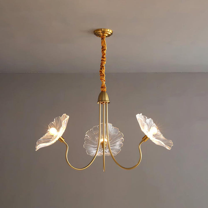 Lustre Fleurs Verre - Éclairage Intérieur