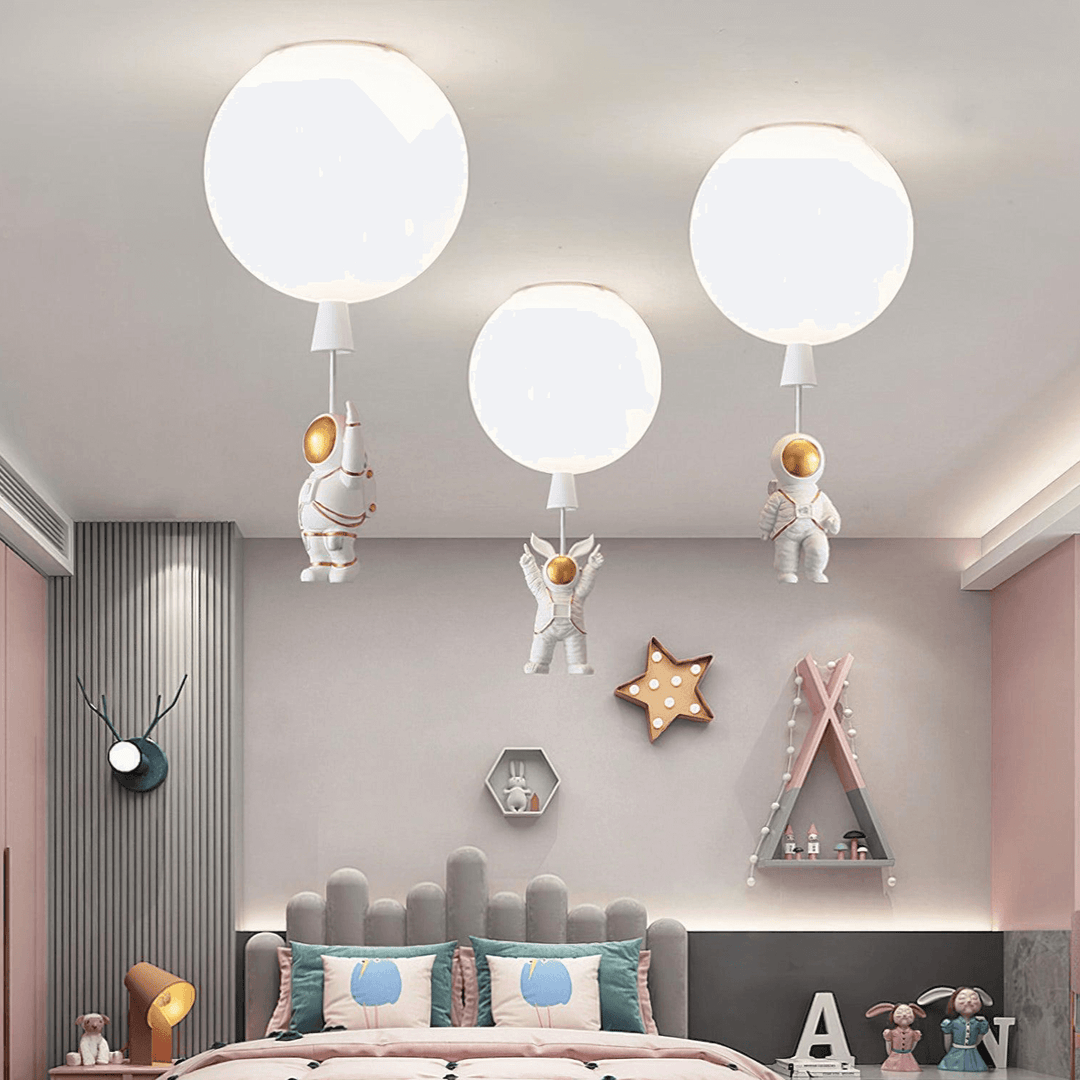 Plafonnier Led Fateh Modern Moon/Astronauts