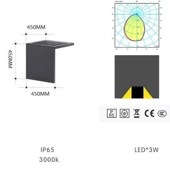 Lampe Solaire Extérieure Design Minimaliste