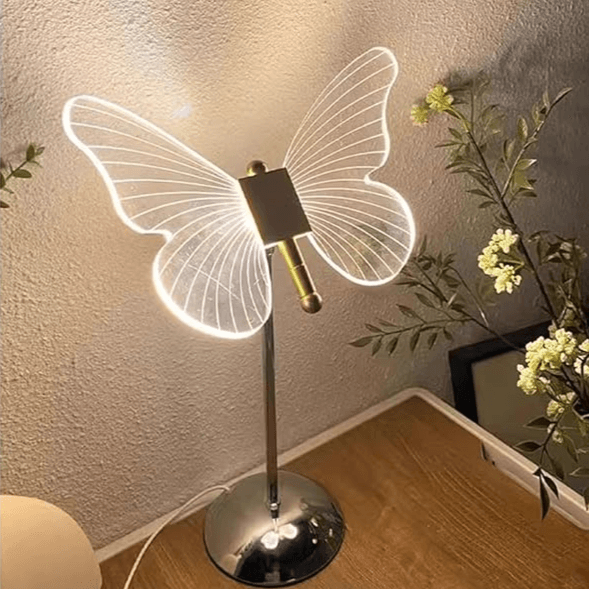 Lampe À Poser En Cristal Butterfly