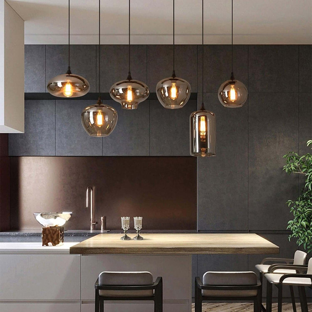 Suspension Verre Bouteille - Luminaire Design