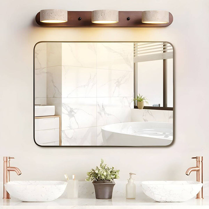 Travertine Duo Lamp Bracket Wall Light