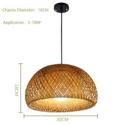Bamboo Lampe À Suspendre