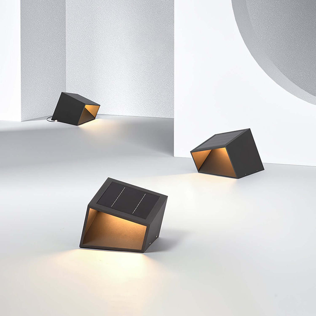 Lampe Solaire Extérieure Cube - Jardin Design