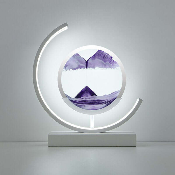 Lampe de Table Sable Mouvant 3D: Détente et Décoration