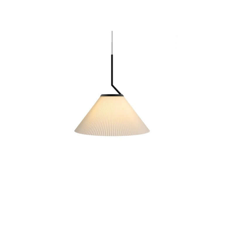 Lampe Suspendue Crème Plissée - Style Nordique