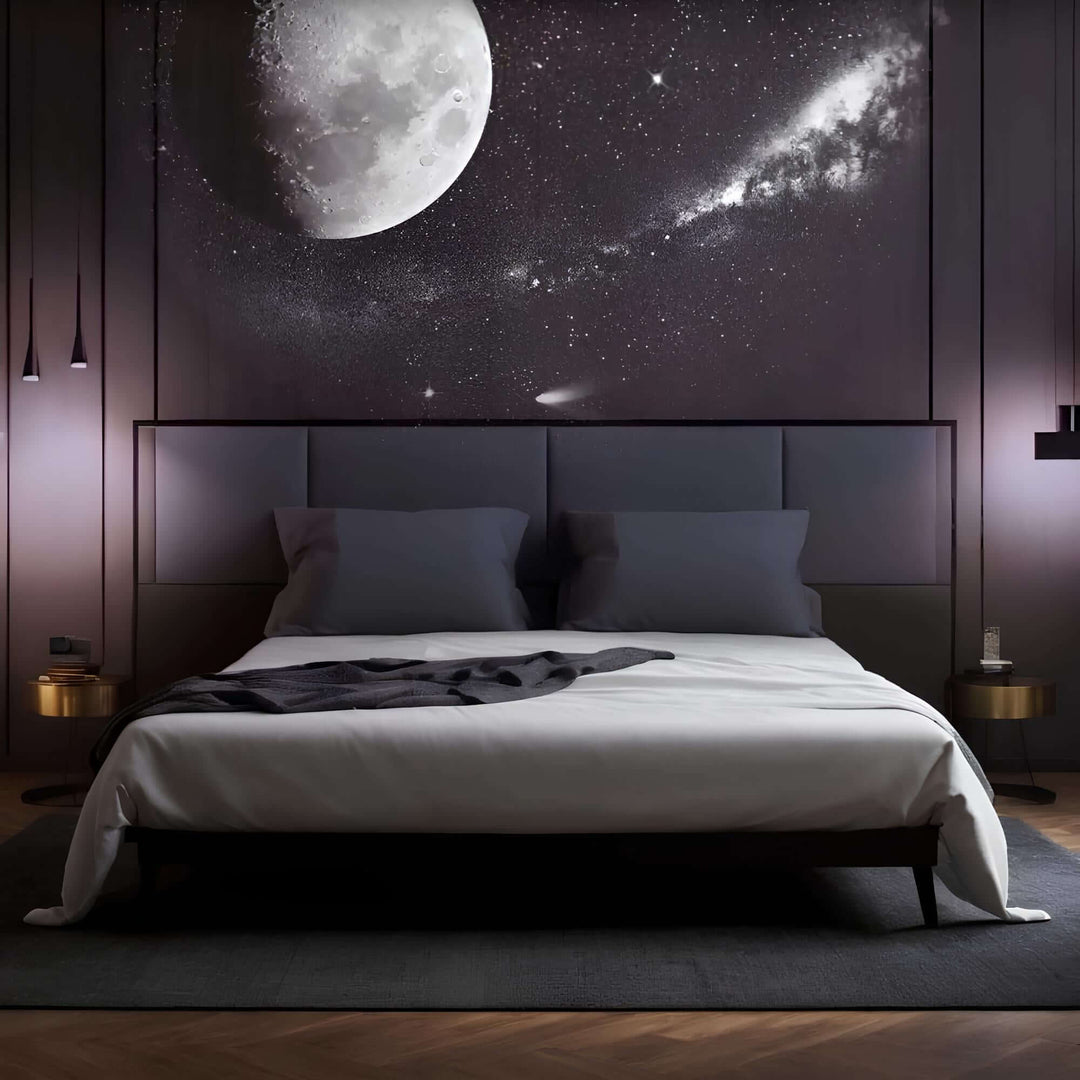 Lampe de Projection Céleste avec Motifs Lunaires
