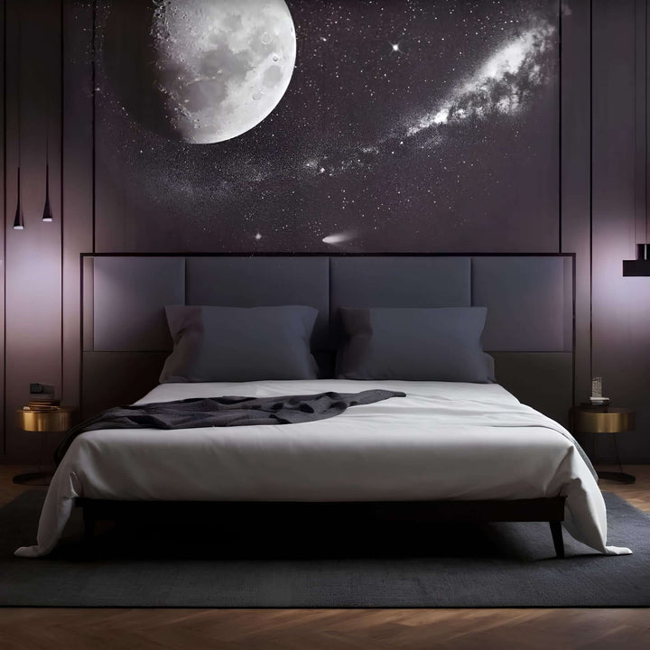 Lampe de Projection Céleste avec Motifs Lunaires