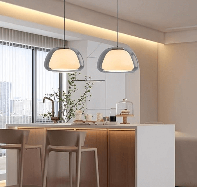 Suspension Lumineuse Verre - Éclairage Moderne Intérieur