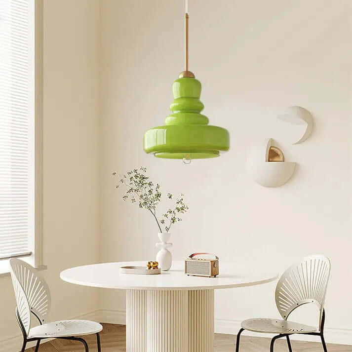 Lampe Pendante En Verre Bauhaus Gourd