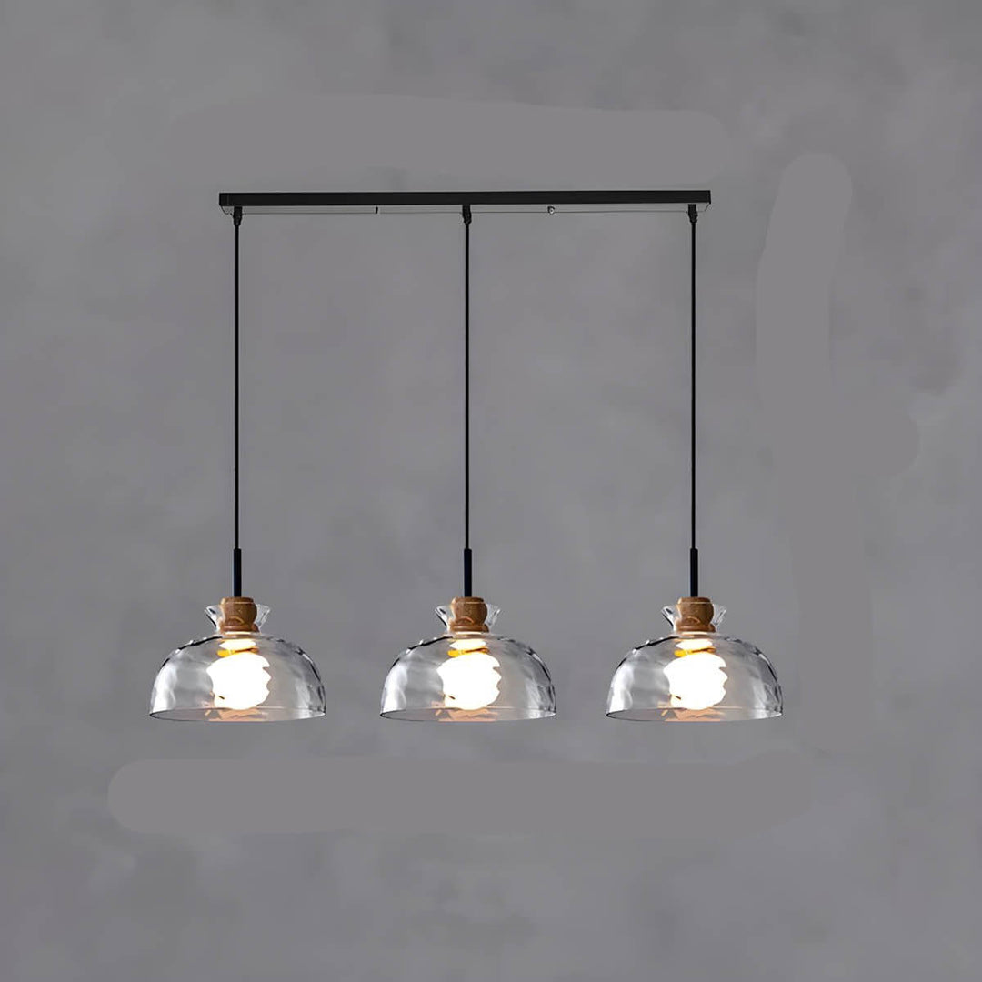 Lustre Design Verre - Éclairage Moderne Minimaliste