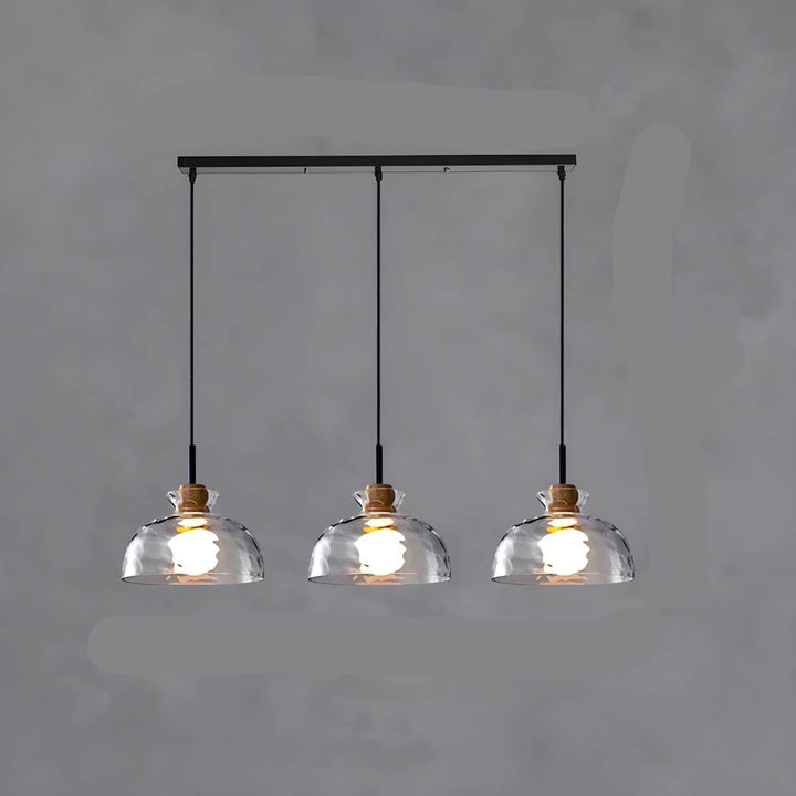 Lustre Design Verre - Éclairage Moderne Minimaliste