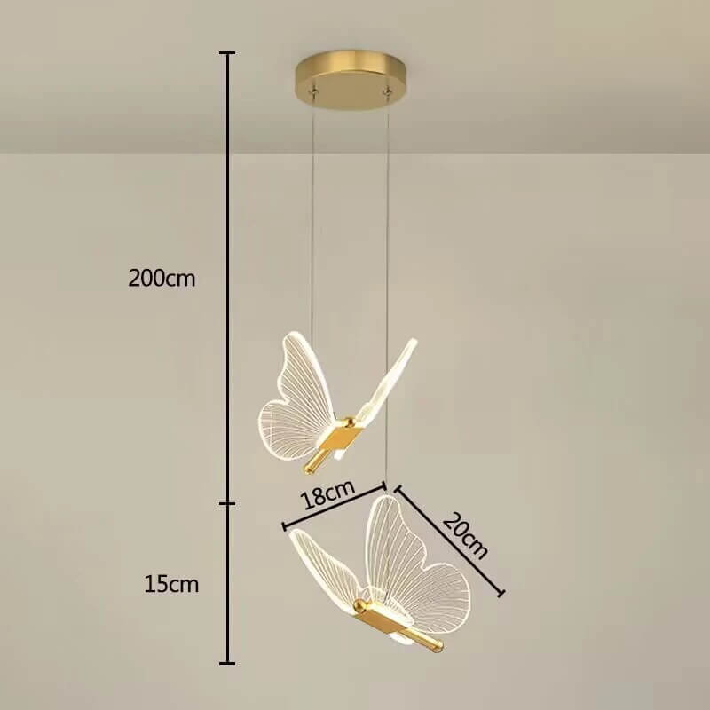 Lampe Suspendue Papillon - Déco Intérieure Magique
