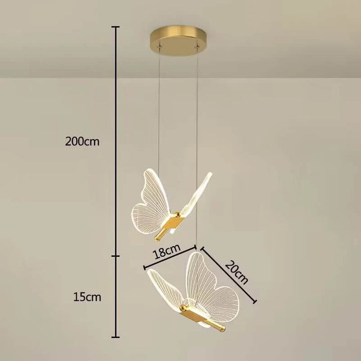Lampe Suspendue Papillon - Déco Intérieure Magique