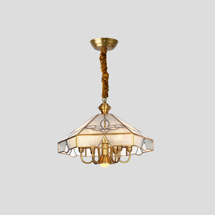 Lustre Géométrique Nickel: Éclairage Moderne & Élégant