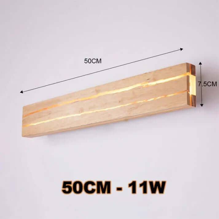 Luminaire Mural Moderne À Larmes En Bois Home Decor Wall Light