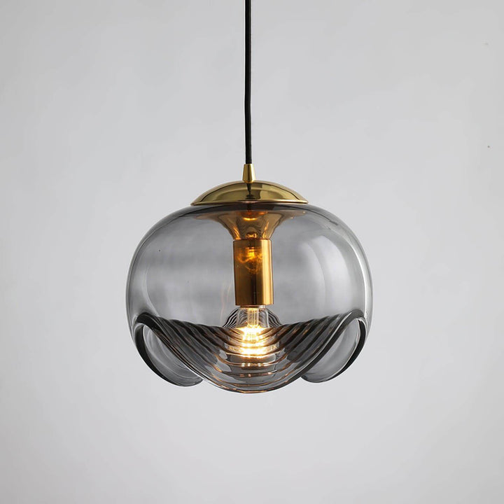Suspension Design Ondulatoire - Éclairage Moderne