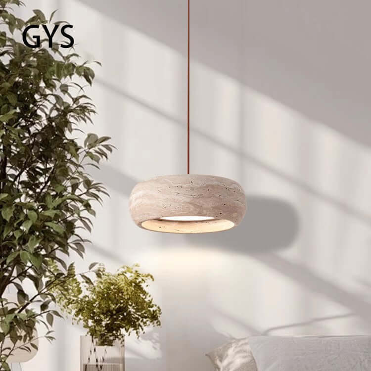 Suspension LED Design Pierre Crème - Éclairage Intérieur