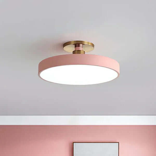 Plafonnier LED Rond Style Nordique - Luminaire Intérieur