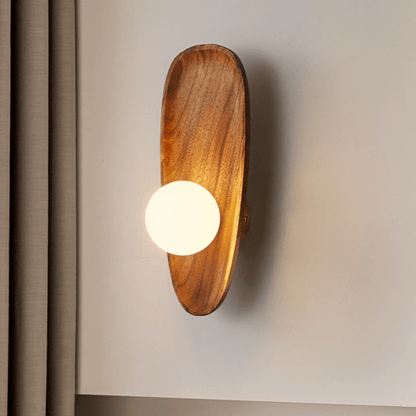 Applique Murale Bois Naturel - Éclairage Intérieur
