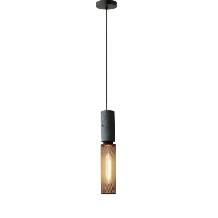 Lampe Pendante Industrielle Loft - Éclairage Design en Béton et Fer