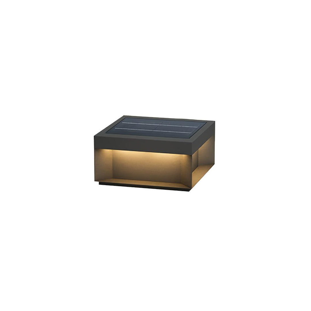 Boîtier Luminaire Extérieur - Éclairage Poteau Solaire LED
