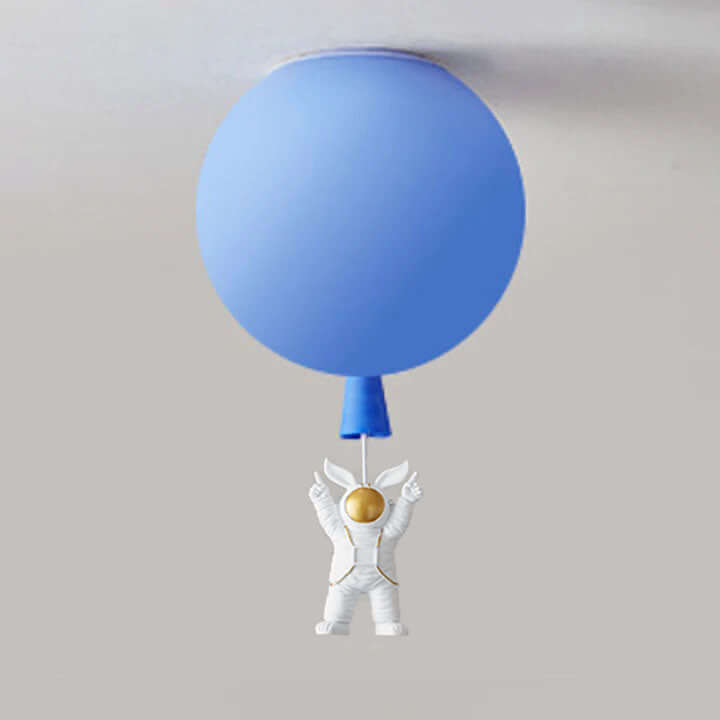 Plafonnier LED Moderne Lune/Astronautes