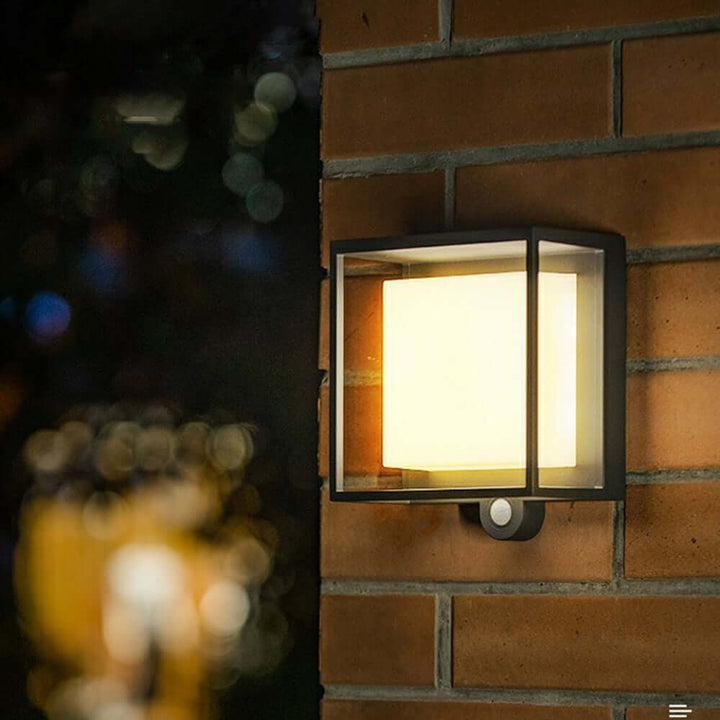 Lampe Murale Extérieure Solaire LED Rectangulaire IP65
