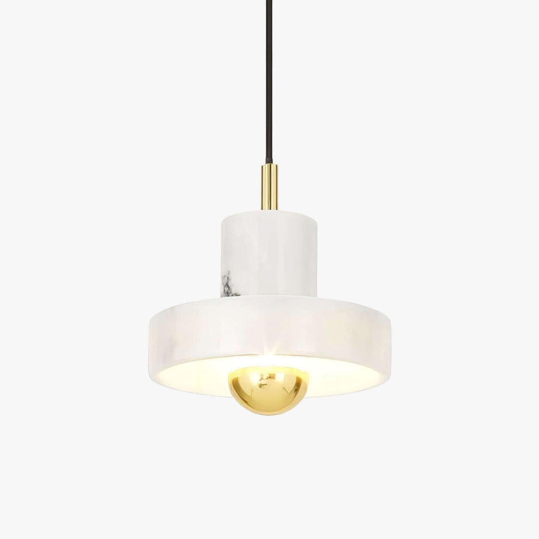 Lampe Suspendue en Marbre - Éclairage Intérieur Chic
