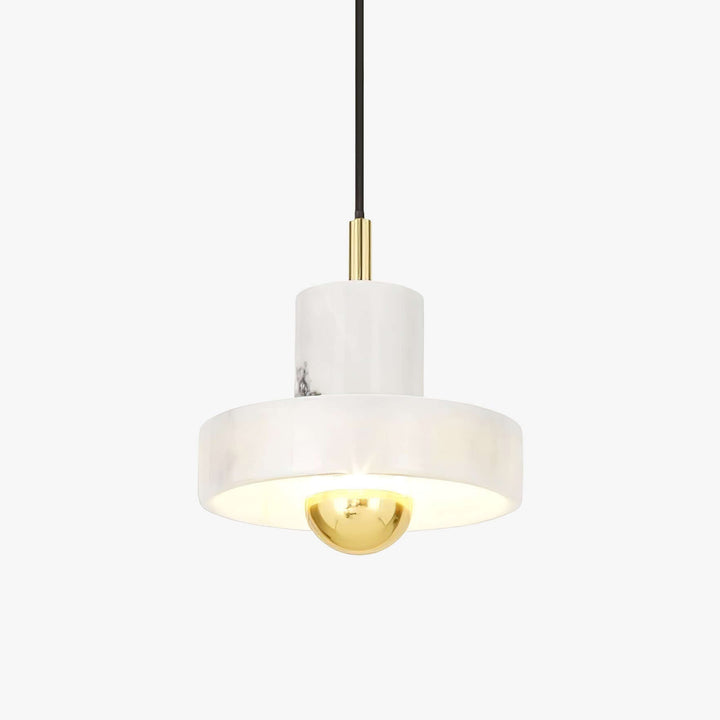 Lampe Suspendue en Marbre - Éclairage Intérieur Chic