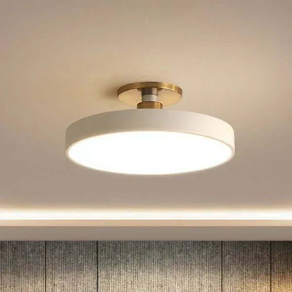 Plafonnier LED Rond Style Nordique - Luminaire Intérieur