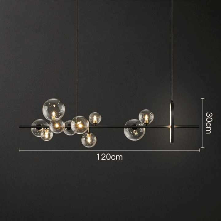 Lustre Bulle de Verre Design - Éclairage Intérieur Unique