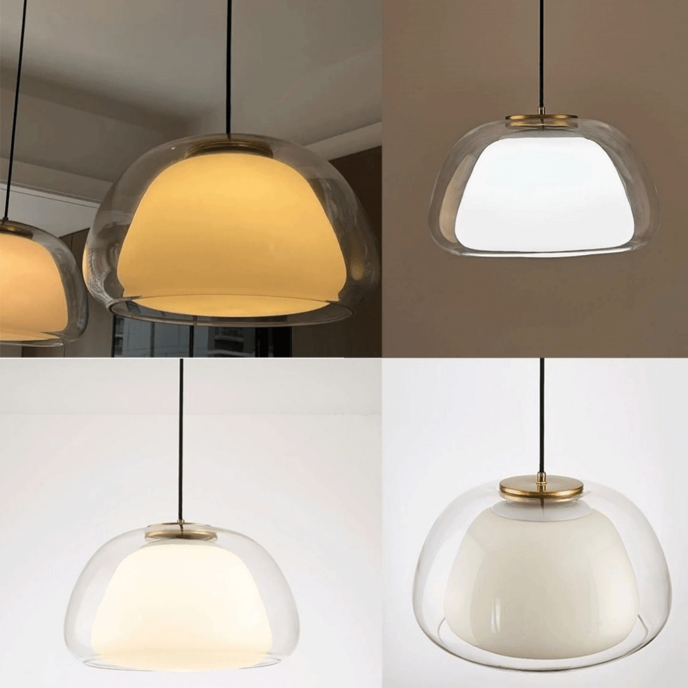 Suspension Lumineuse Verre - Éclairage Moderne Intérieur