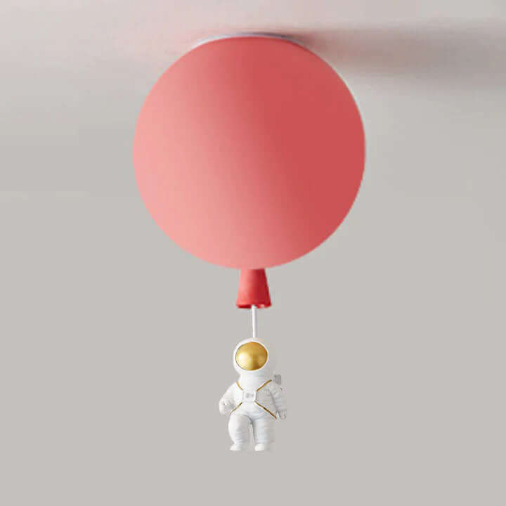 Plafonnier LED Moderne Lune/Astronautes
