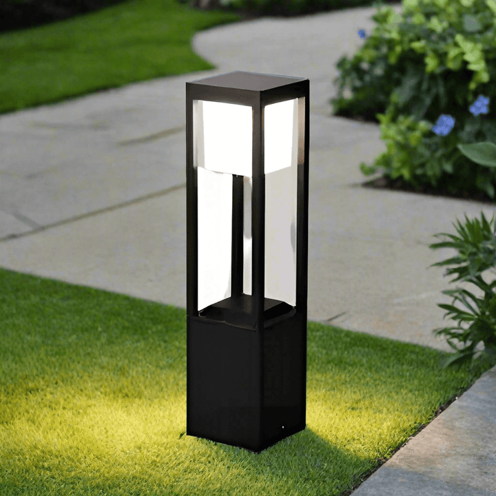Lampe Solaire Extérieure Cube 60cm - Éclairage LED Efficace