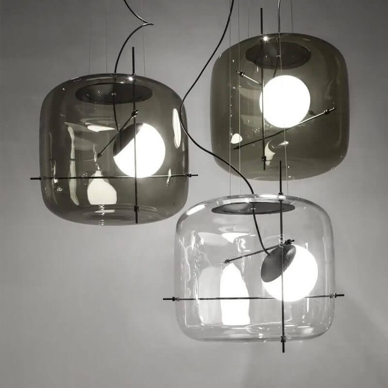 Lampe Pendante En Verre Plot