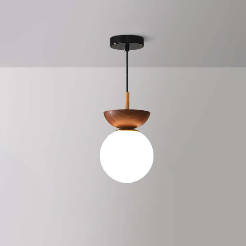 Plafonnier élégant style japonais - Luminaire LED ambiance chaleureuse