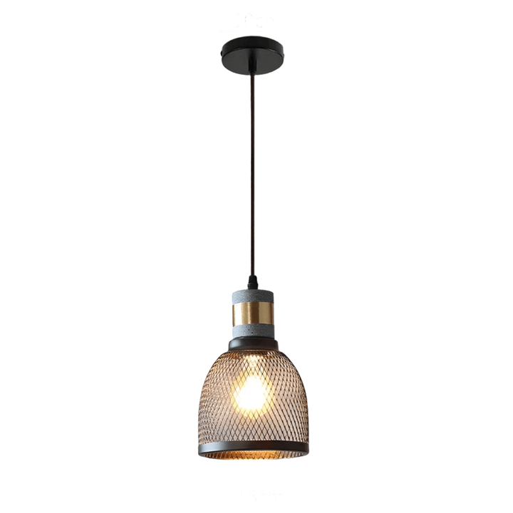 Lampe Pendante Industrielle Loft - Éclairage Design en Béton et Fer