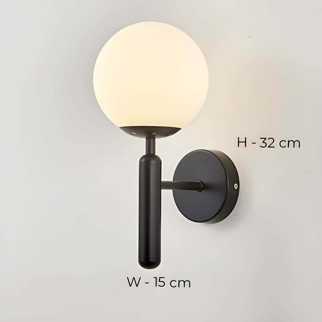 Clair - Lampe Murale En Verre Artisanal