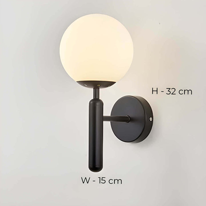 Clair - Lampe Murale En Verre Artisanal