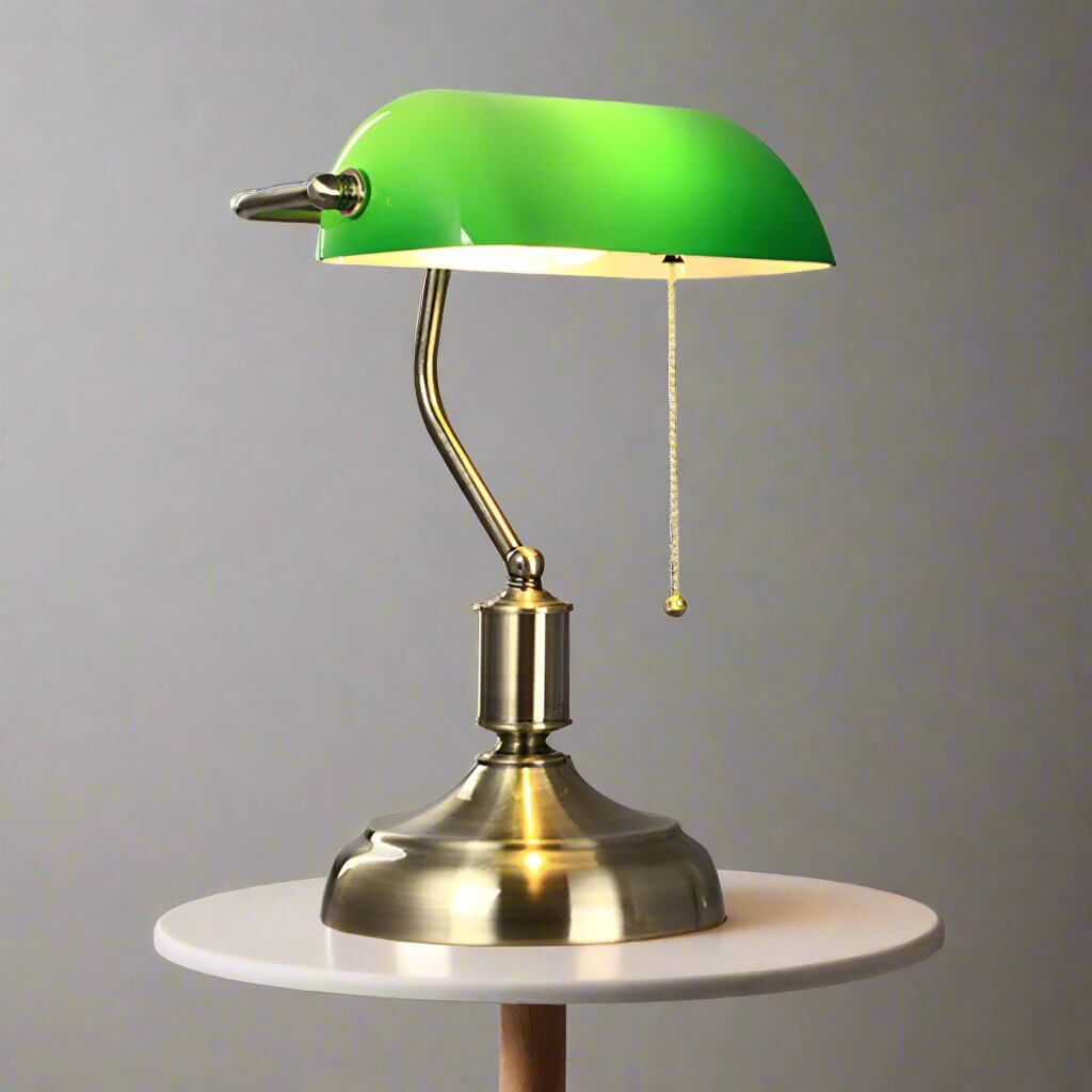 Lampe de Table Verre Style Européen - Déco Chic & Élégance