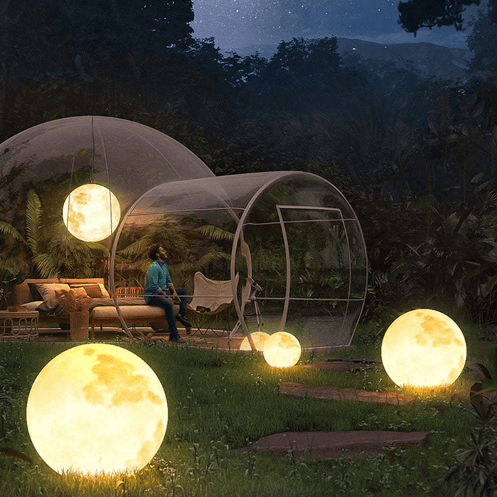 Suspension Luminaire Extérieure LED Moderne - Décoration Lumineuse Jardin